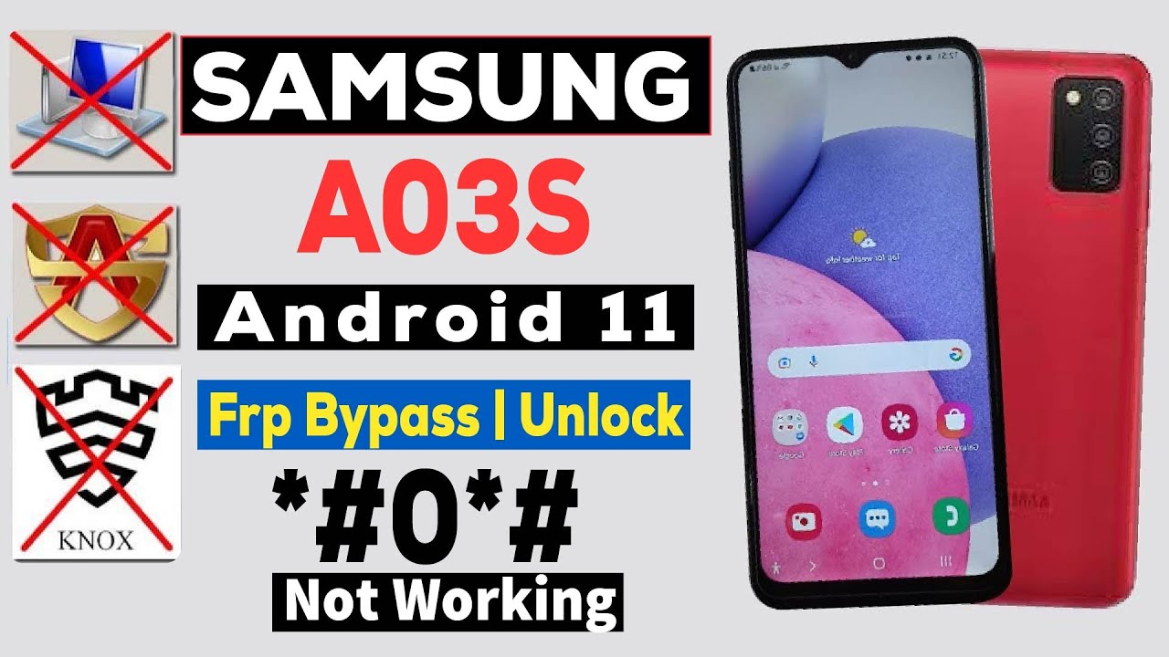 Samsung A03s Frp Bypass Android 11 | Google Account Bypass Samsung A03s ...