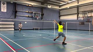 Badminton | Singles Game Gian vs Uziel | I won against big bro 2 sets to 1 | Tournament Ready