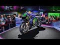 Yamaha YZR-M1 on display during 2023 MotoGP Sepang