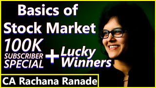 100K Subscriber Special Giveaway! | Basics Of Stock Market | Power Of Attorney By CA Rachana Ranade