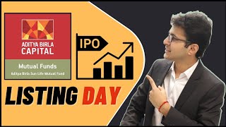 Aditya Birla Sun Life AMC IPO - Listing #shorts #youtubeshorts