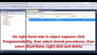SQL Server - How to delete all stored procedures in database at once in seconds