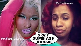 Nicki Minaj Shades CARDI B again calls her Bars DUMB !!! #PROOF #CardiB #NickiMinaj