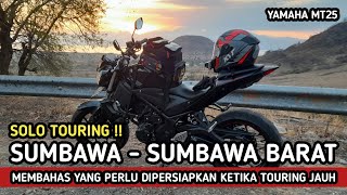 Solo touring dari Sumbawa Besar ke Sumbawa Barat yamaha MT25