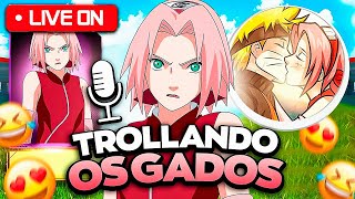 🔴TROLLANDO OS GADOS 😈 FINGINDO SER MULHER - FREE FIRE AO VIVO CREIZY