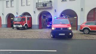 [Feuer-Mittel - unklare Rauchentwicklung] Löschzug der Freiwillige Feuerwehr Demmin