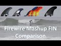 Firewire Mashup Surfboard Fin Comparison: Fanning, Toledo, MR, Taylor Knox