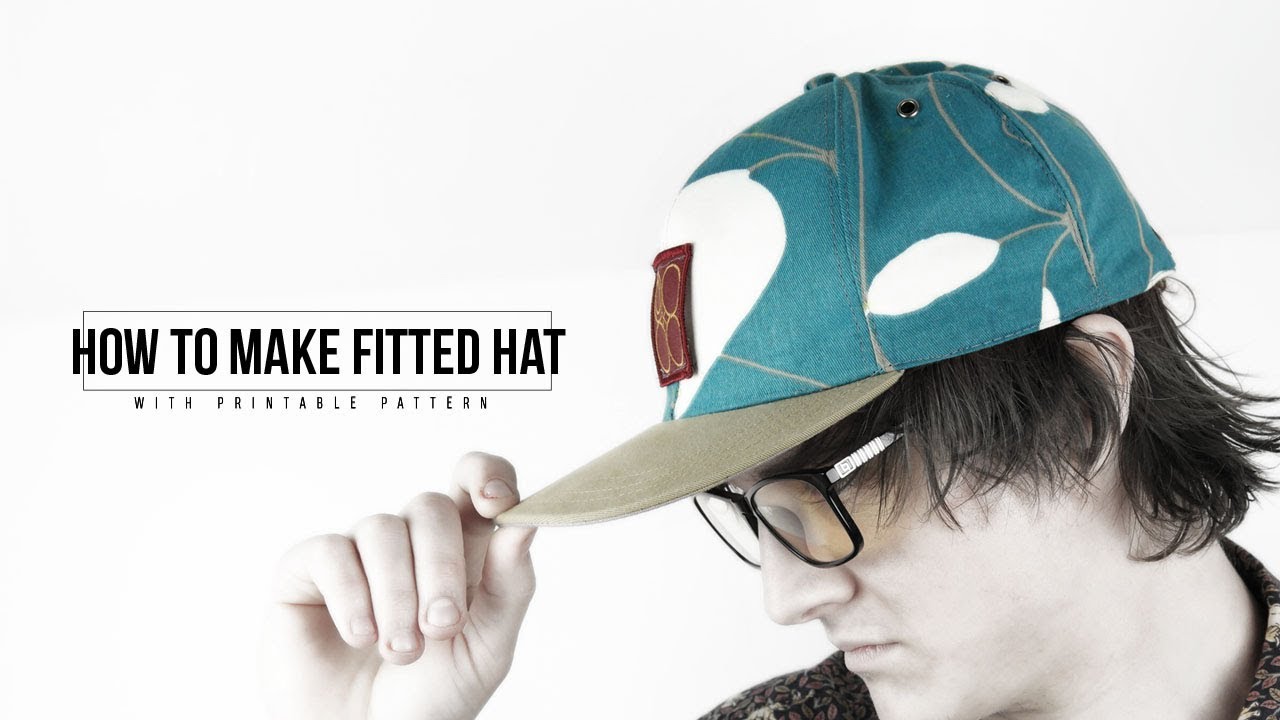 How To Make Fitted Hat Youtube