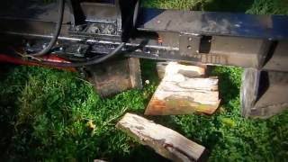 JCB 803 log splitter - by Evans \u0026 Reid