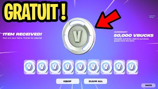 COMMENT AVOIR DES V-BUCKS GRATUIT en 2025 sur FORTNITE | CODE SECRET V-BUCKS !