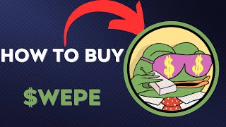 How To BUY $WEPE - Wall Street Pepe TOKEN CRYPTO COIN IN 60 SECONDS