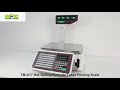 Impos digital cash register weighing scale barcode label printing scale