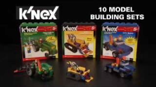 K'NEX 10 Model Building Sets: City Rides, Tractors \u0026 Trucks, Cool Construction