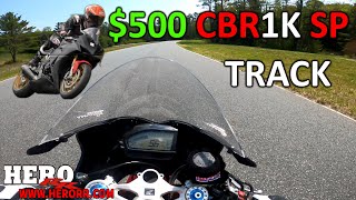 Our $500 CBR1K is an AWESOME Track Bike!