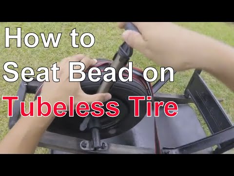 How to Seat Bead on Small Tubeless Tire of Wheelbarrow How to Seat Bead on Small Tubeless Tire of Wheelbarrow