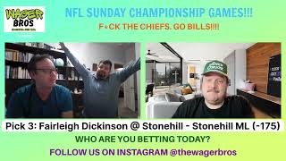 NFC \u0026 AFC CHAMPIONSHIP FREE PICKS!! Ep: 1/26/25