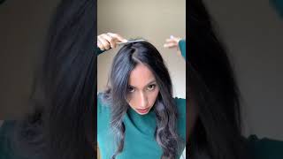 VIRAL ZigZag Hair Parting Tutorial! #Shorts