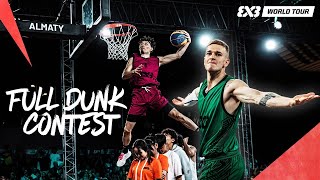 WHO IS THAT DUDE? 🤯  FULL Dunk Contest 🔥FIBA 3x3 World Tour Almaty 2024