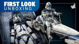 Hot Toys Commander Appo With BARC Speeder Figure Unboxing | First Look