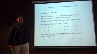 Cenke Xu, Field theory description and classification... III Part I