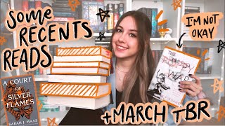 Some new 5 stars reads + March TBR // TinyOwnUniverse
