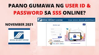 PAANO GUMAWA NG USER ID & PASSWORD SA SSS ONLINE | STEP BY STEP PROCESS | NOV.2021| Denice Dee