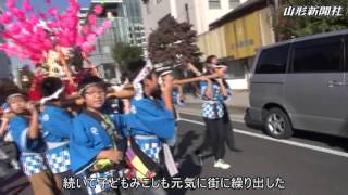 古式打毬を奉納　山形・豊烈神社で例大祭