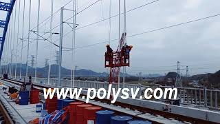 100% pure polyurea used on the rope of the bridge in China