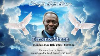 Terrence Simon (Monday, May 11st, 2026 )3:00 p.m.