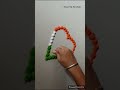 Independence Day Rangoli | Sankashti chaturthi rangoli | Independence day rangoli easy |#shorts