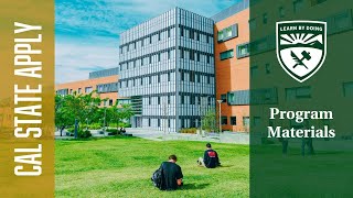 Cal State Apply - Adding a Program