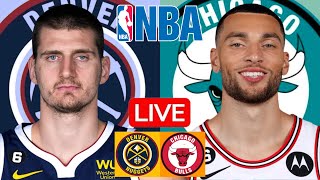 LIVE: DENVER NUGGETS vs CHICAGO BULLS | NBA | PLAY BY PLAY | SCOREBOARD