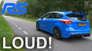 Ford Focus RS MK3 SOUND - Exhaust Startup LOUD! Revs Drift Mode & Launch Control by AutoTopNL