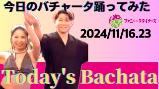 Today's Bachata 今日のバチャータ踊ってみた。 /ファニラテレッスンmemo[2024/11/16.23] ヘッドシェイク含