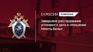 Завершено расследование уголовного дела в отношении Никиты Белых