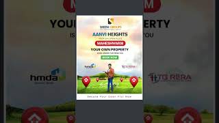 Sreeni Groups | Aanvi Heights | Premium Open Plots | Maheshwaram | HMDA \u0026 TS RERA Approved