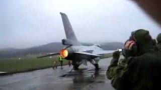 F 16 Full Afterburner Test