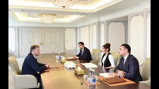 Mehriban Əliyeva Fransa Senatının Fransa-Qafqaz dostluq qrupunun sədri ilə görüşüb