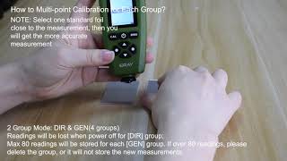 How to Operate - ERAY Coating Paint Thickness Gauge Green