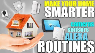 AUTOMATE and Make Your HOME SMARTER | Alexa ECHO ROUTINES Tutorial with SMART Devices | SMARTHOME