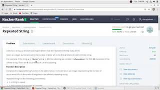 Repeated String Hacker Rank Solution in C Programming