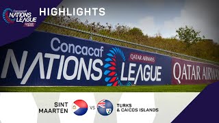 Concacaf Nations League 2022 Highlights | Sint Maarten vs Turks and Caicos