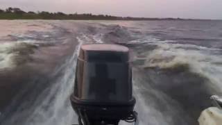 YAMAHA 50 OUTBOARD TEST WOT