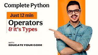 (Part-7) Python Operators Explained Types of Operators in Python Made Easy #python #operators #viral