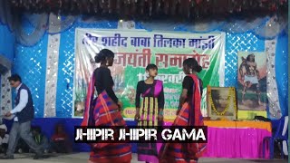 Jhipir Jhipir Gama ll Santhali Dance💃🕺🕺 ll baba tilka manjhi jayanti ll Bokaro sector 9