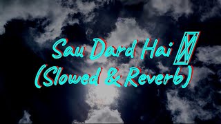Sau Dard Hai | Sonu Nigam | Slowed & Reverb | Jaaneman | Relax in Rain | Lofi Dope Music |