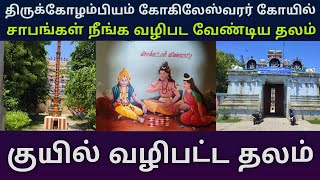 திருக்கோழம்பியம் கோகிலேஸ்வரர் கோயில் | சாபங்கள் நீங்க வழிபாடு செய்ய வேண்டிய தலம் குயில் வழிபட்ட தலம்