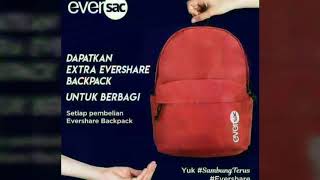 Gramedia Manado Town Square. Promo Bulan Pebruari 2019 evershare bag pack Buy 1 Get 1 FREE