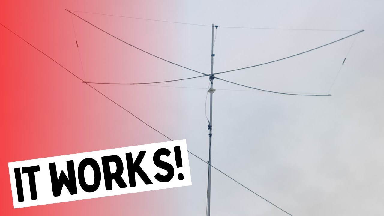 10m Moxon Ham Radio Antenna In Action #hamradio - YouTube