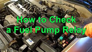 How to Check a Fuel Pump Relay in car